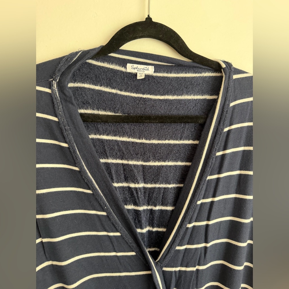 Splendid Blue and White striped Romper - Picture 5 of 5